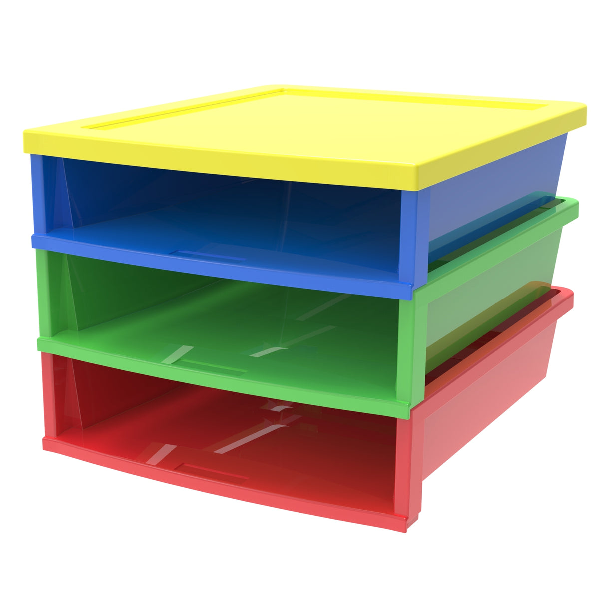 Quick Stack Construction Paper Sorter, Multicolor Storex