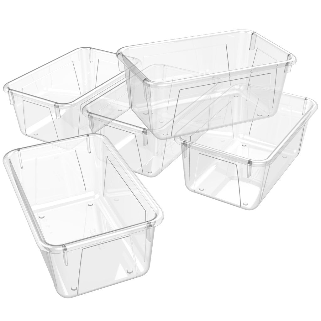 Small Cubby Bin ,Clear (5 units/pack)
