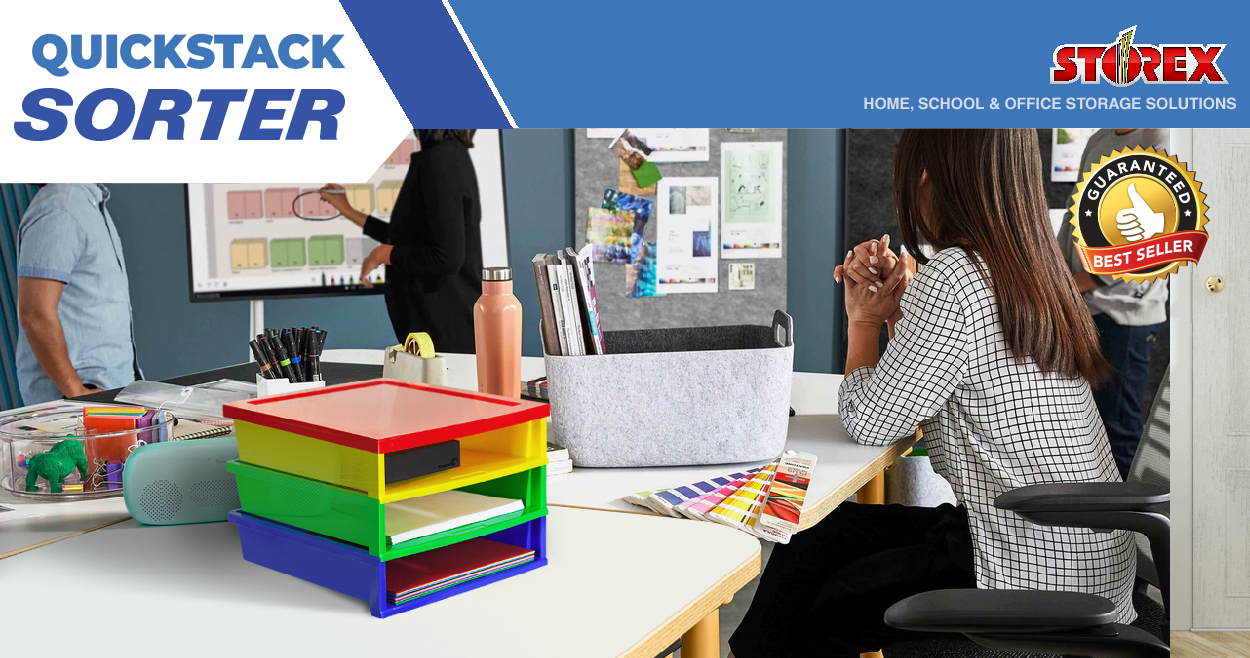 🌈 Our Quick Stack Sorter Adds Bold Primary Colors to Your Space