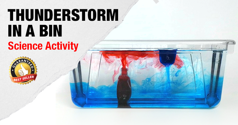 ⛈️A Colorful Thunderstorm Experiment for Kids