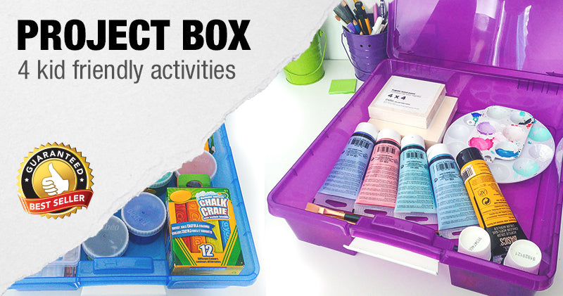 4 Kid Friendly Crafts with Storex Project Boxes