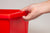Storex bac de rangement 4 gallons (15l) rouge, lot de 6                                                                 