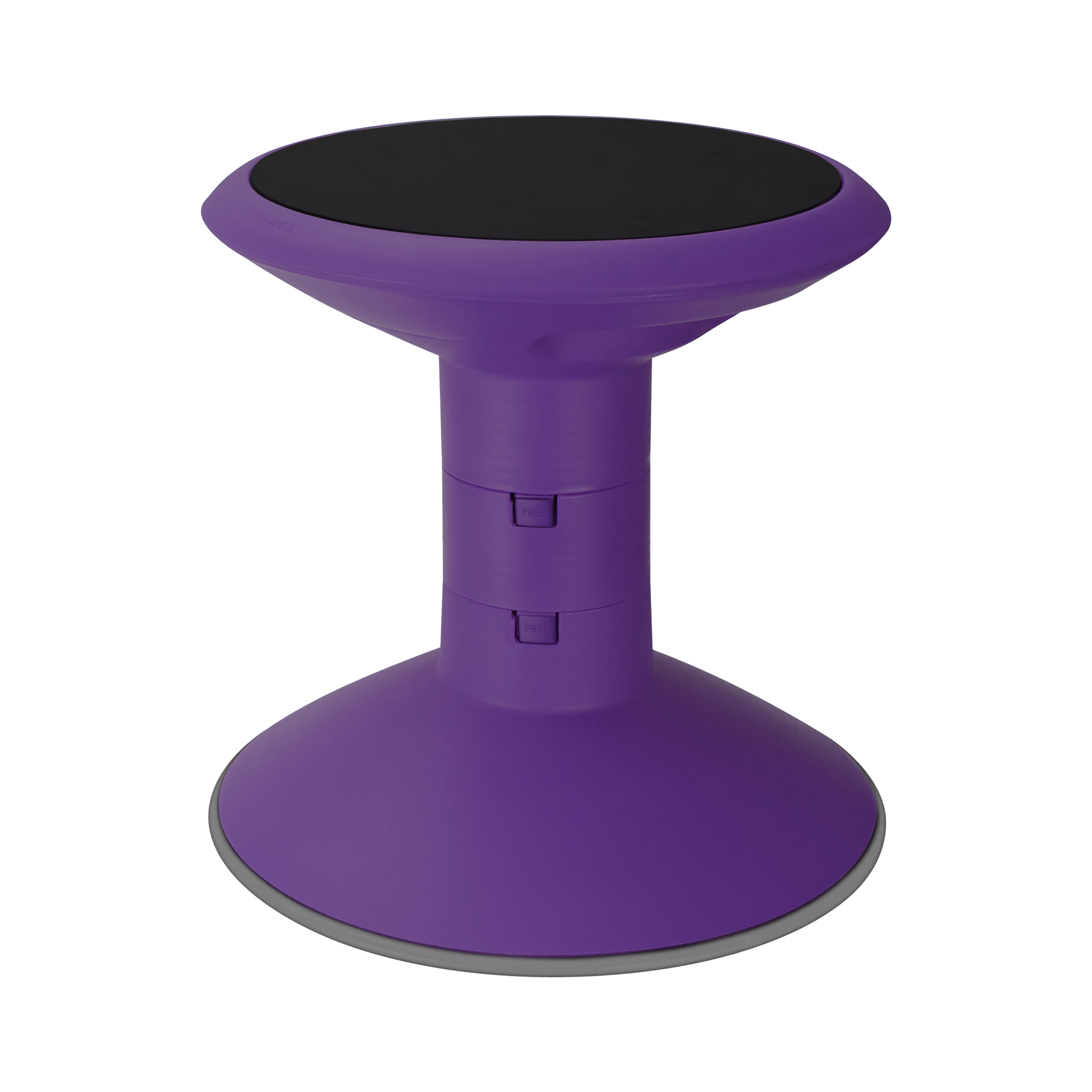 Wiggle Stool 12 18 Inch Height Violet Storex