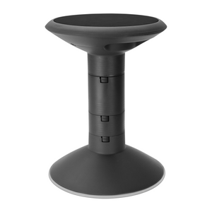 Storex tabouret inclinable actif, hauteur réglable de 12 à 24 pouces, noir                                              