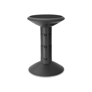 Storex tabouret inclinable actif, hauteur réglable de 12 à 24 pouces, noir                                              