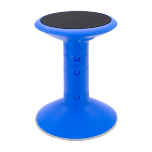 Storex tabouret inclinable actif, hauteur réglable de 12 à 24 pouces, bleu                                              
