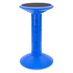 Storex tabouret inclinable actif, hauteur réglable de 12 à 24 pouces, bleu                                              