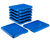 Storex plateau pour le tri et l'artisanat, 12 x 16 pouces, bleu, lot de 12                                              