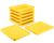 Storex plateau pour le tri et l'artisanat, 12 x 16 pouces, jaune, lot de 12                                             