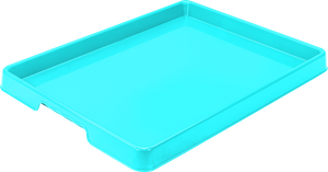 Storex plateau pour le tri et l'artisanat, 12 x 16 pouces, sarcelle, lot de 12                                          