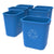 Recycling WasteBaskets, Medium (6 units/pack)