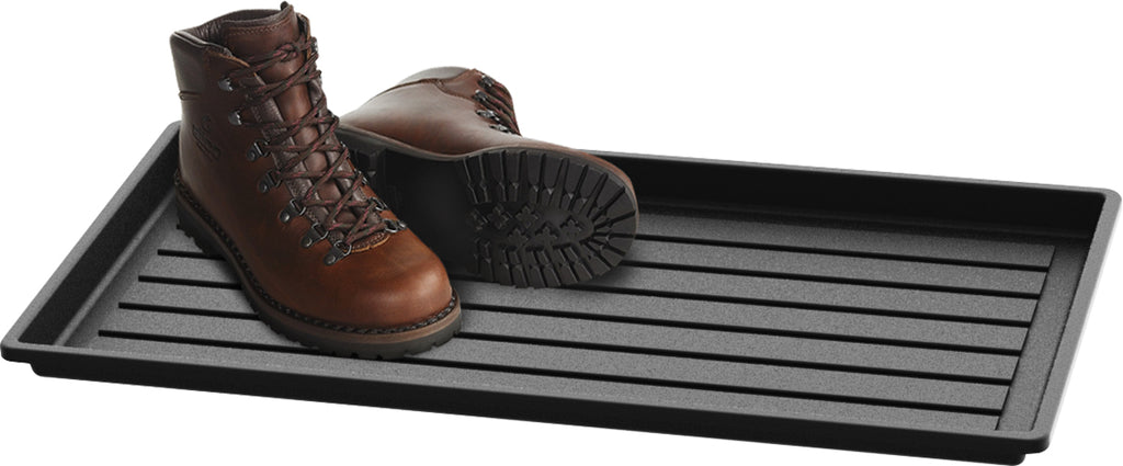 Stackable Boot Trays Large Boot Tray, Black – Storex