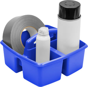Storex set de 5 caddy pour salles de classe, couleurs assorties (paquet de 6)                                           