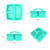 Small Caddy, Teal