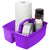 Storex grand caddy, violet, lot de 6                                                                                    