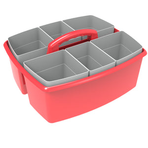 Storex Grand Caddy avec tri Coupes, Rouge, 2-Pack