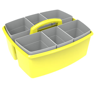 Storex Grand Caddy avec tri Coupes, jaune, 2-Pack