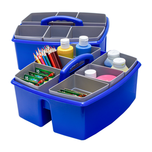 Large Caddy with Sorting Cups, Blue