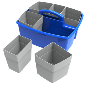 Large Caddy with Sorting Cups, Blue