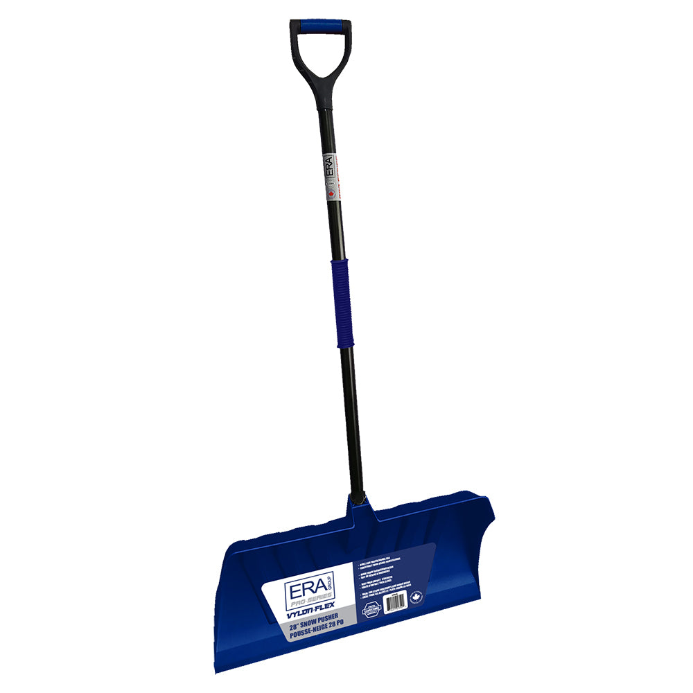 Pro Series 28-inch Snow Shovel, Black/Blue