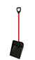 Infinity 10-inch Snow Shovel, Black/Red