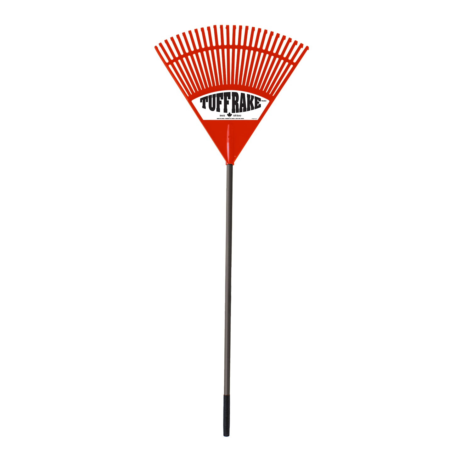 Tuffrake Leaf Rake, Red/Grey