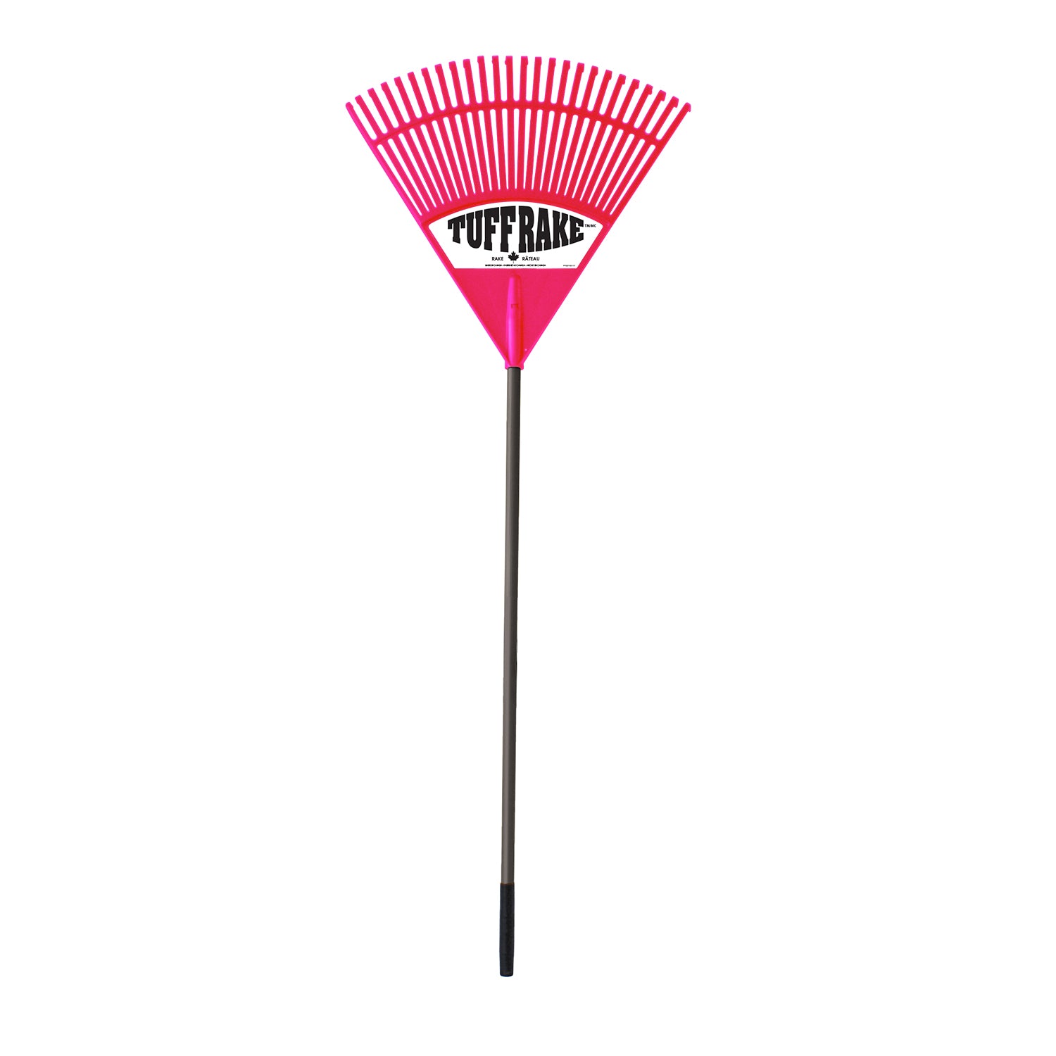 Tuffrake Leaf Rake, Fuschia/Grey
