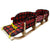 Traditional Double Up Sleigh with plaid pads - boxed
