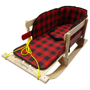 Traditional XL Sleigh w/belted plaid pad - boxed