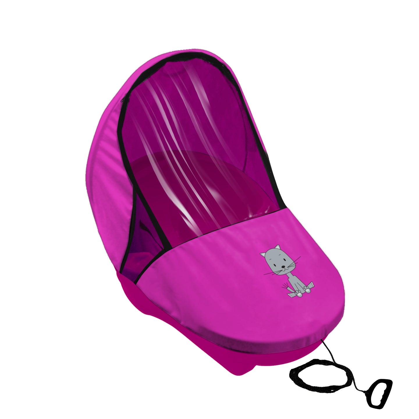 Peanut Sled and Weather Shield Combo, Fuschia