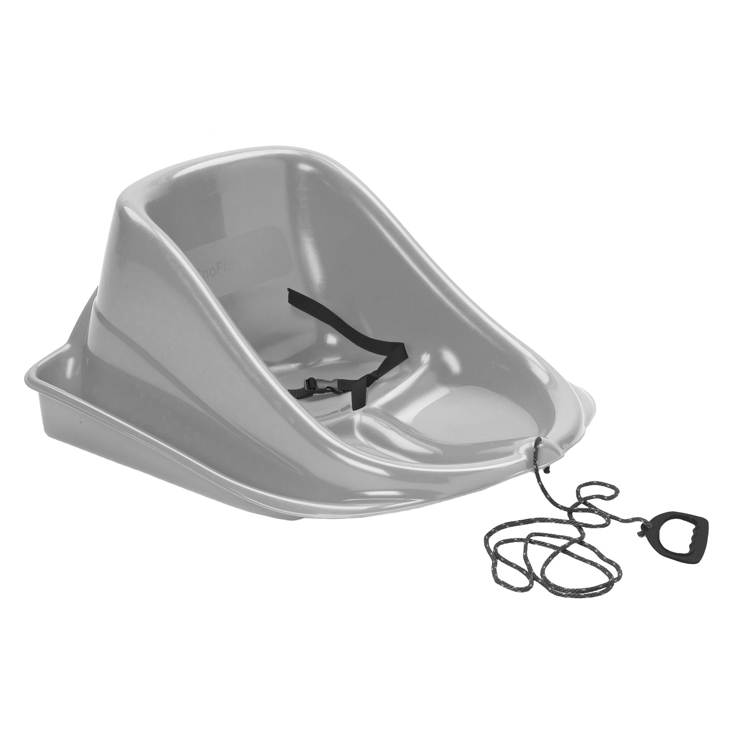 Snowflake Sled, Grey