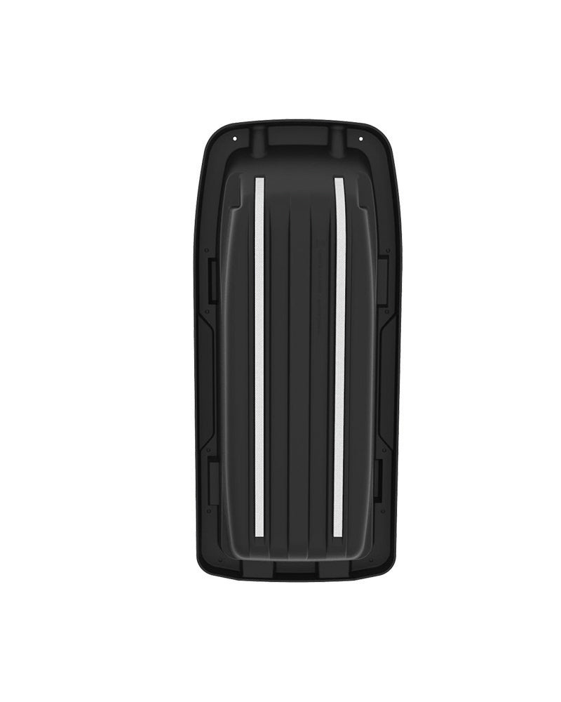 Venture 45-inch Sled with 2 Skates, Black