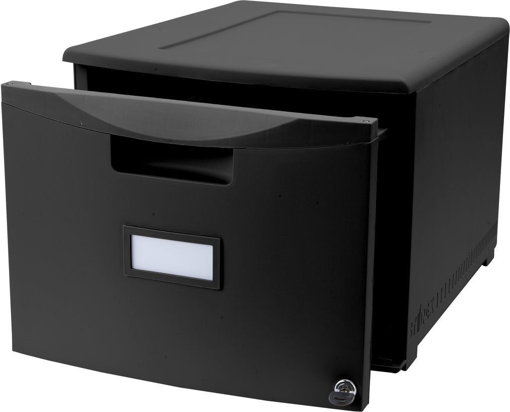 18" Filing Drawers, Black