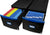 Mobile File Drawer, Black/Blue
