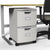 Mobile File Cabinet, Gray
