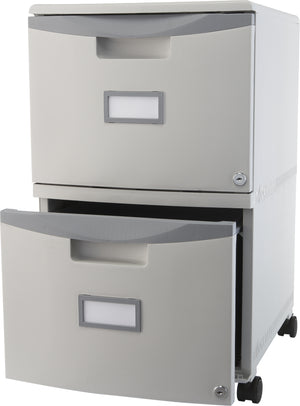 Mobile File Cabinet, Gray