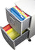 Mobile File Cabinet, Black