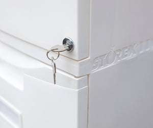 Mobile File Cabinet, White