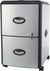 Deluxe File Cabinet with Roll Top, Grey