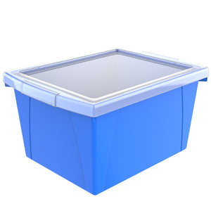 4 Gallon Storage Bin with Lid, Assorted Colors