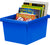 4 Gallon Storage Bin with Lid, Assorted Colors