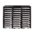 30 Compartment Literature Sorter, Black
