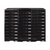 30 Compartment Literature Sorter, Black