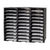 30 Compartment Literature Sorter, Black