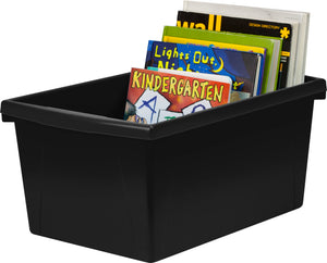 5.5 Gallon Storage Bin, Black