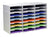 24 Compartment Literature Sorter, Gray