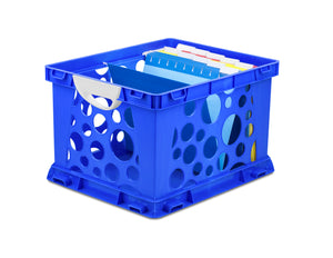 Premium Crate with Handles, Blue