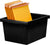 4 Gallon Storage Bin, Black