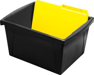 4 Gallon Storage Bin, Black