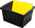 4 Gallon Storage Bin, Black